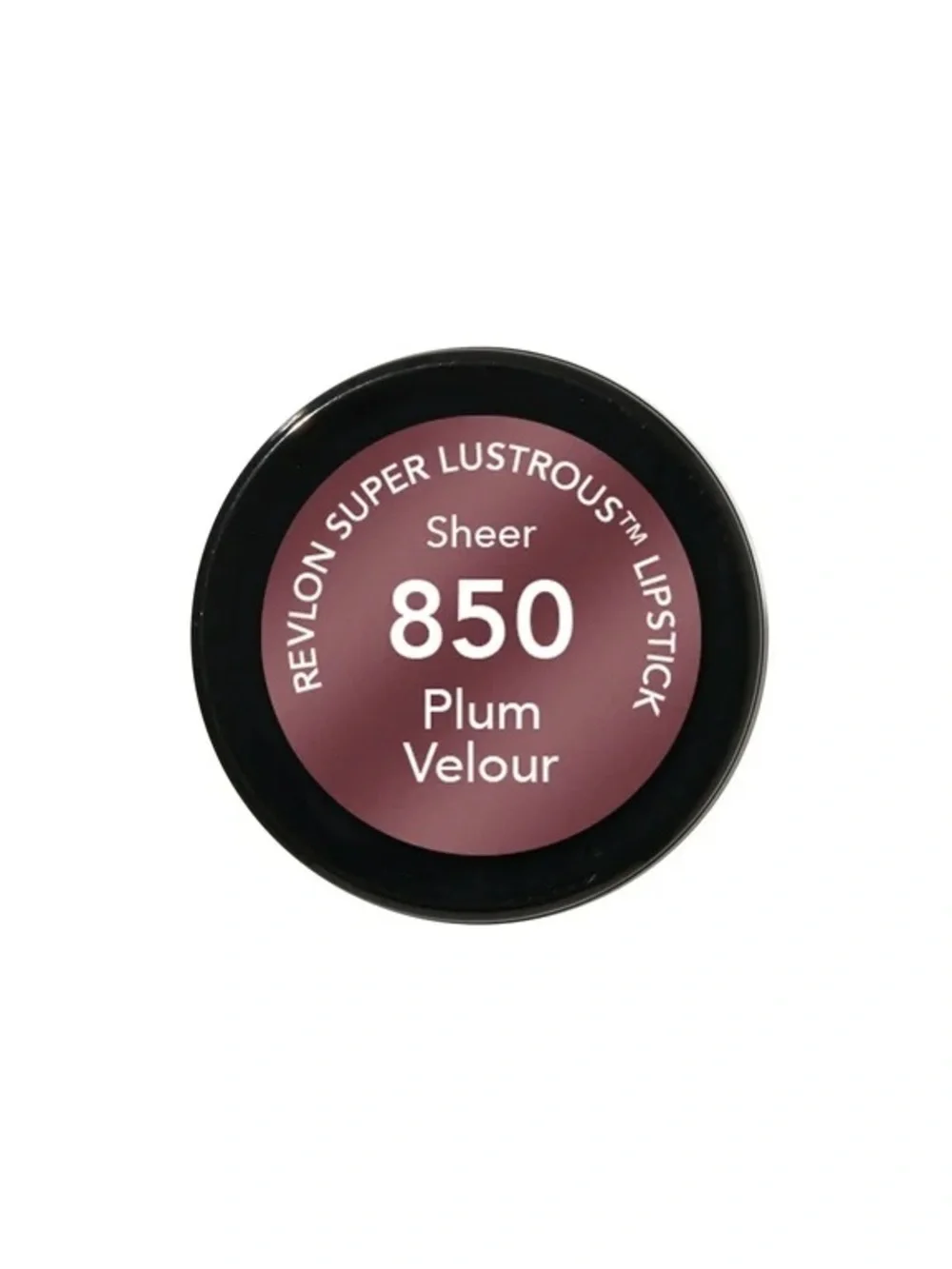Revlon Super Lustrous Lipstick 850 Plum Velour Sheer Cranberry